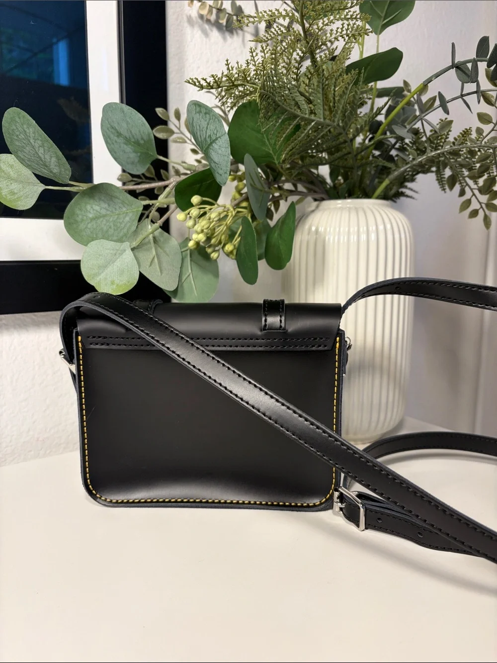 Dr Martens Mini Smooth Leather Crossbody Satchel